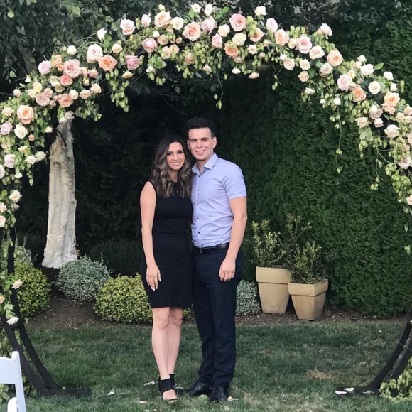 French Connection Viven Sheer Paneled Jersey Dress - Picture 8 of 8